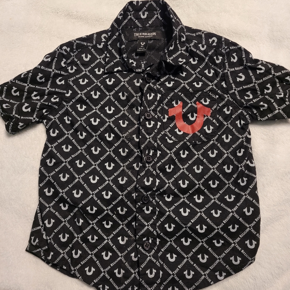 True Religion button down shirt